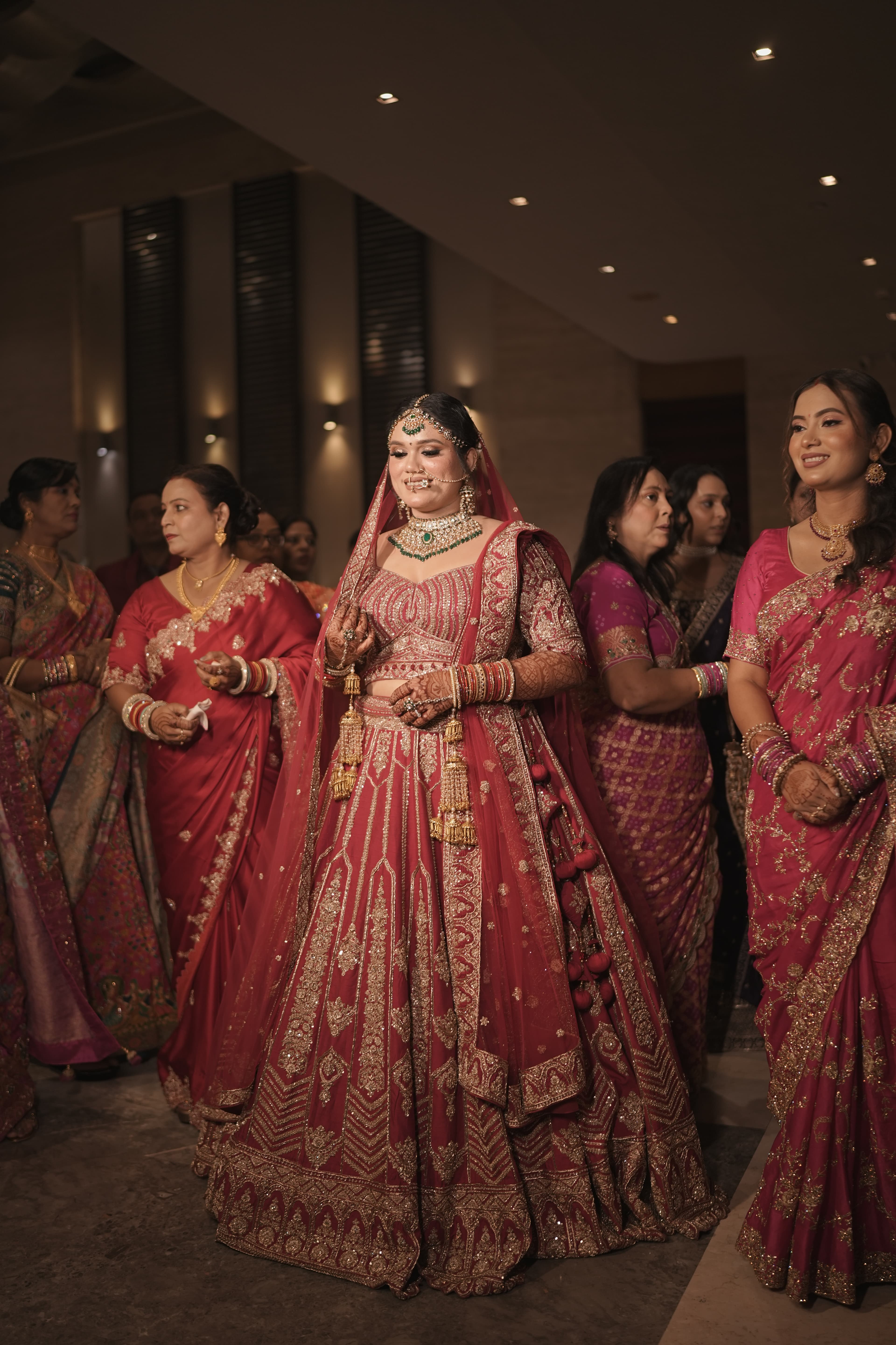 Elaborate wedding mandap decoration