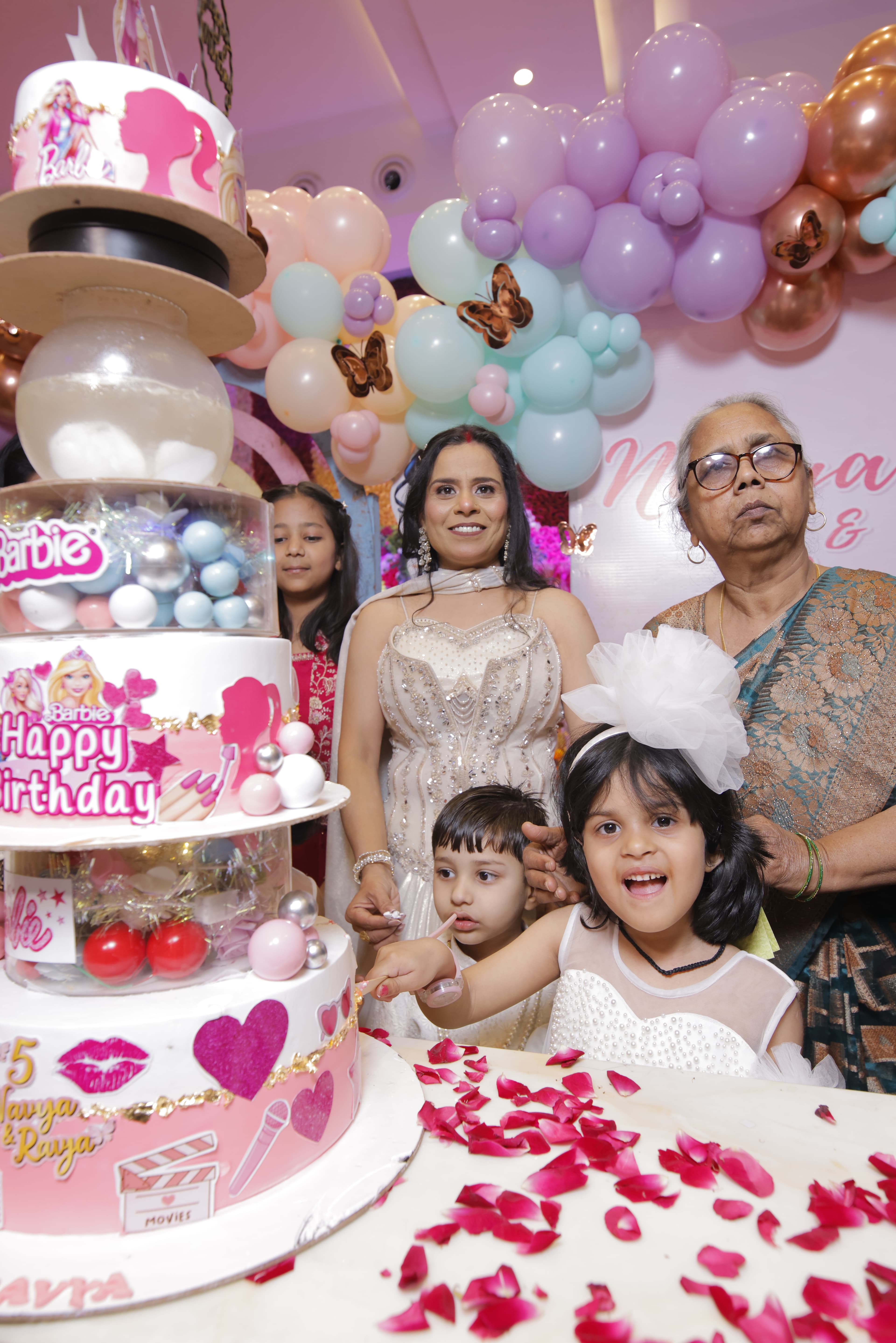 Traditional wedding celebration scene