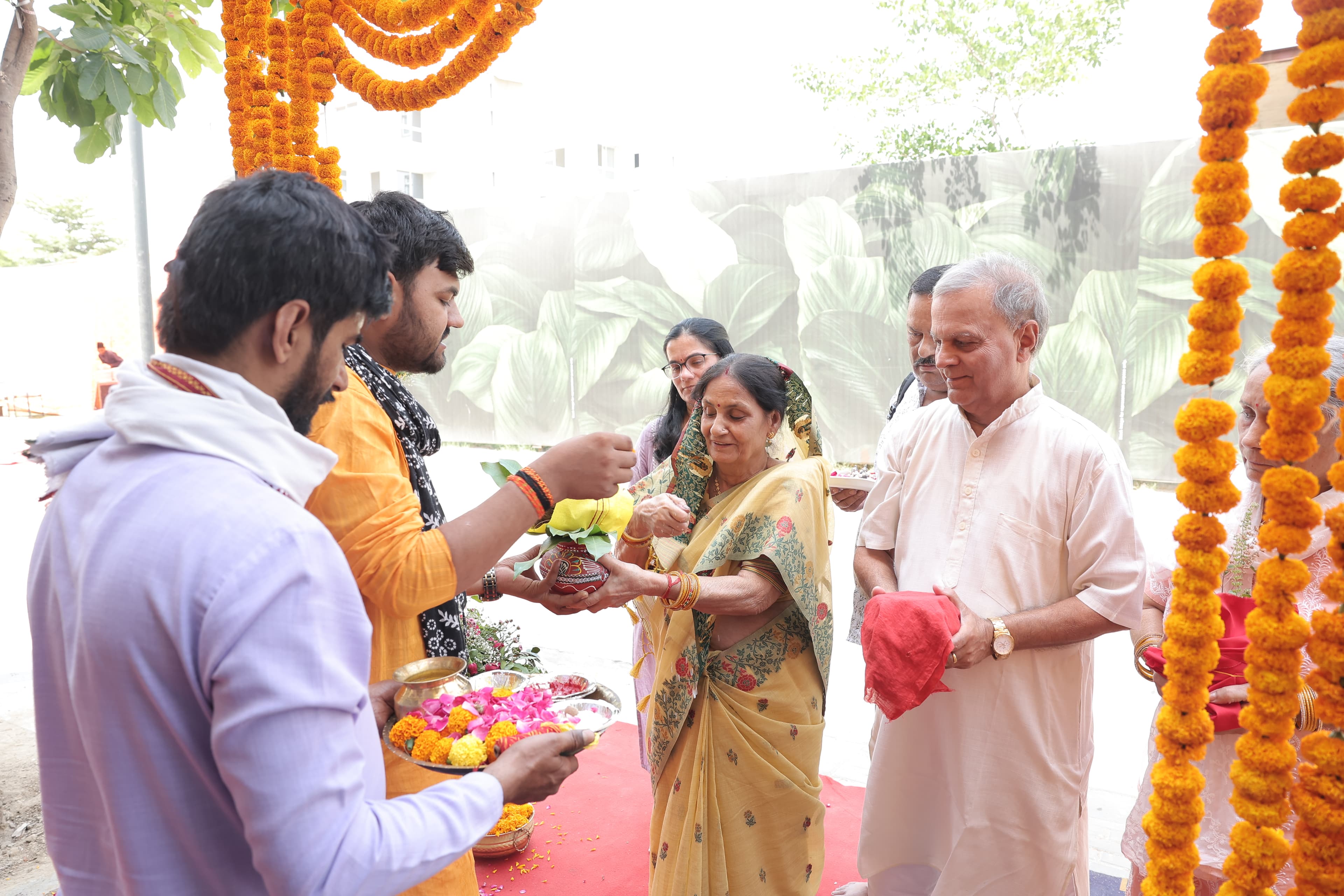 Wedding ceremony candid moment