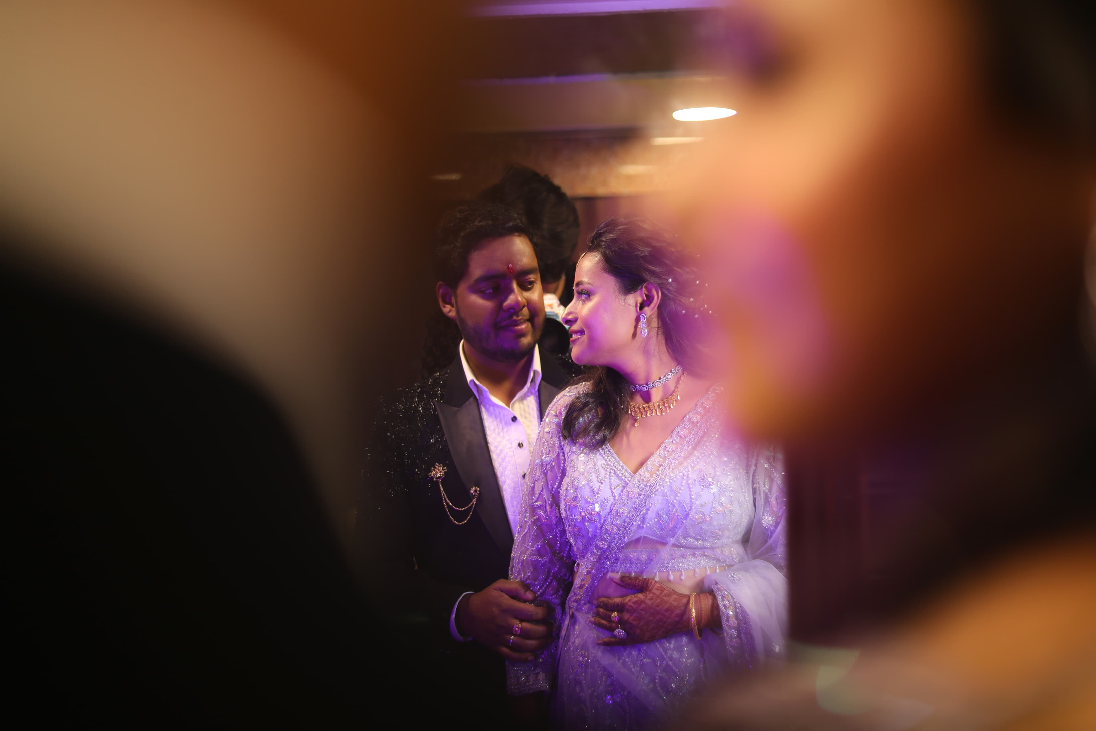 Wedding landscape moment