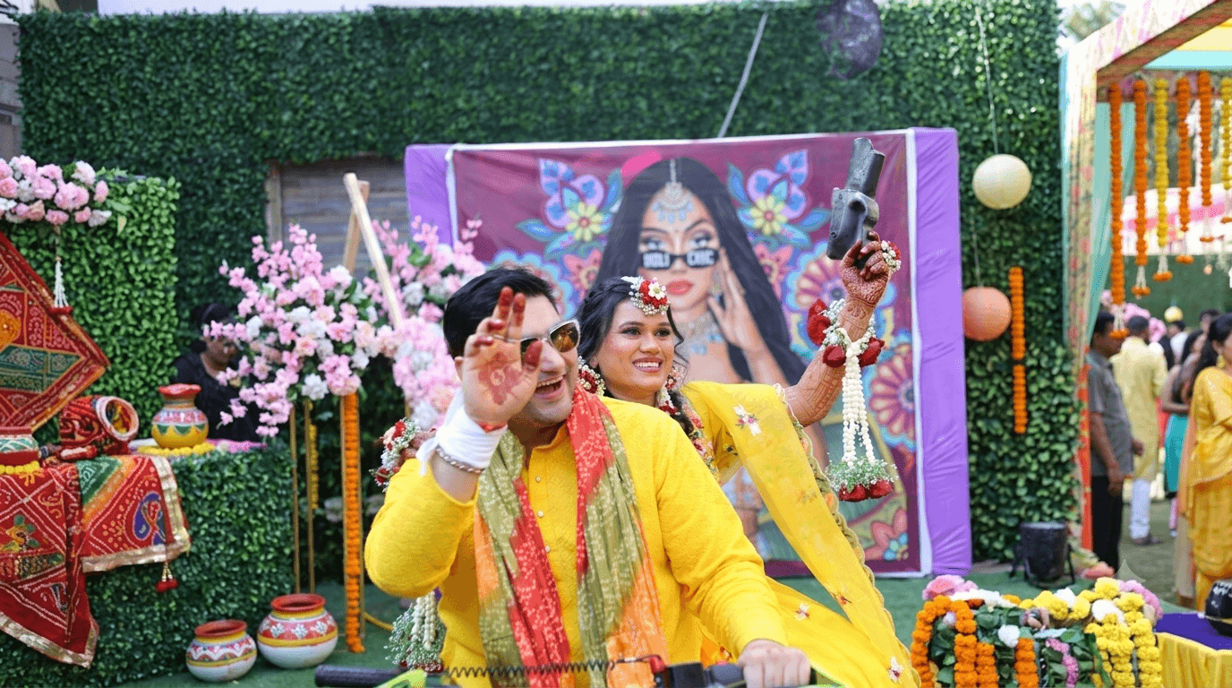 Haldi celebration