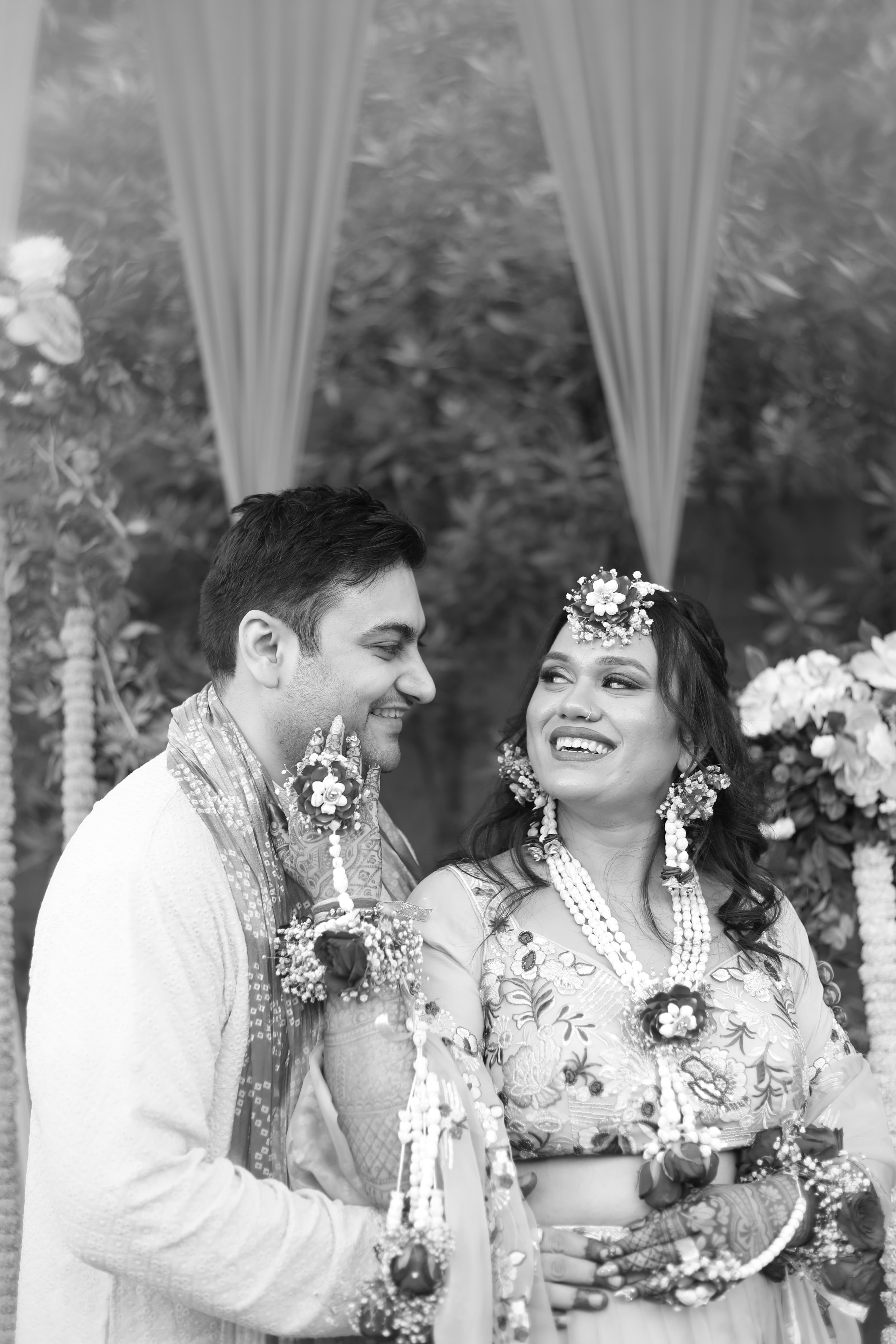 Haldi couple portrait