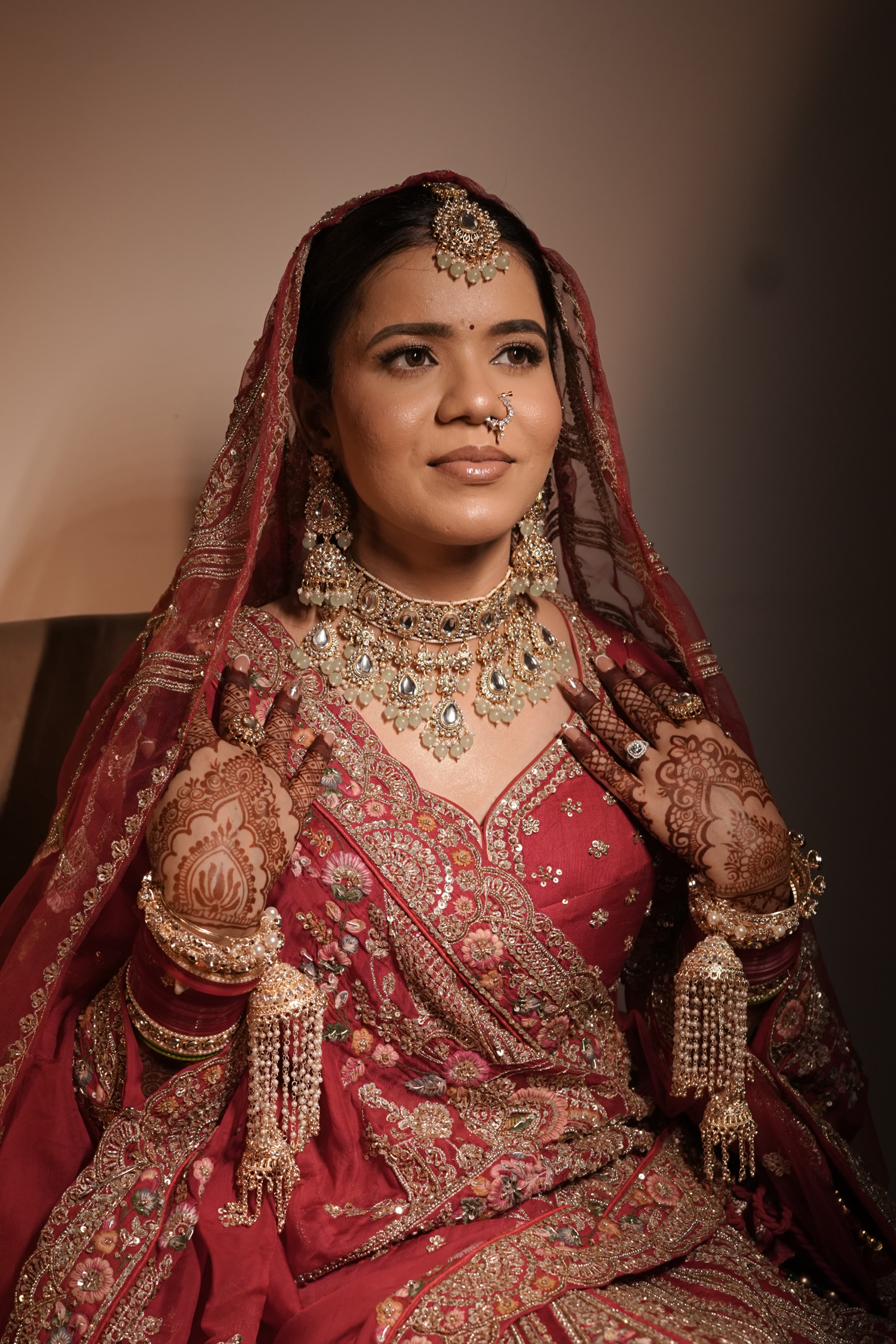 Kunal and Diksha portrait